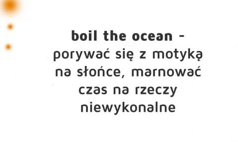 boil the ocean